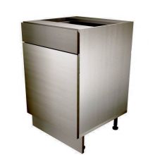 Handleless Single Door Base Cabinet With Drawer