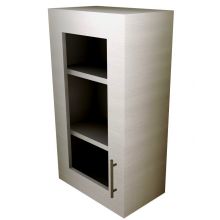 HYBRID Single Door Wall Cabinet (with Hinge Door) With Glass Doors